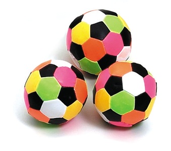 swisspet, Weicher Fussball, Farben assort. D=9cm Hunde Spielzeug, Swisspet Weicher Fussball (1 Stk)