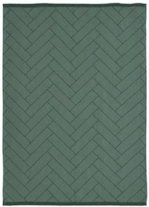 Södahl, Södahl Geschirrtuch Tiles Dunkelgrün, Södahl Geschirrtuch Tiles Dunkelgrün