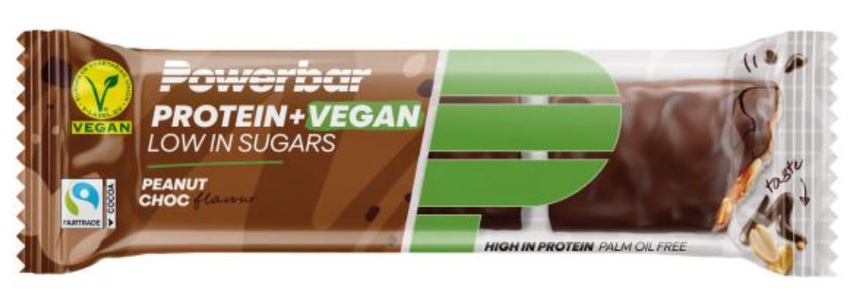 Powerbar, Powerbar Protein+Vegan Peanut&Choco Riegel (42g), Powerbar® Protein + Vegan Bar Peanut Chocolate