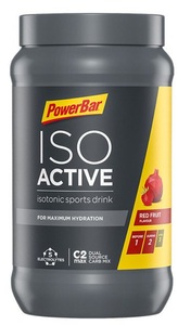 Powerbar, PowerBar Iso Active large - Red Fruit Punch, Isoactive - Isotonic Sports Drink - 1320g - Red Fruit Punch