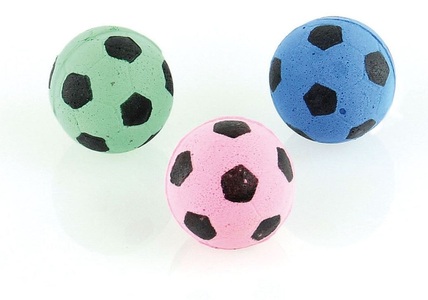 swisspet, SOFT BALL D=4CM, Swisspet Soft Ball assortiert im Polybeutel (3 Stk)