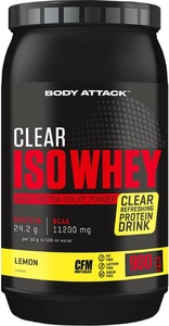 Body Attack, Clear Iso Whey - 900g - Lemon