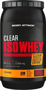 Body Attack, Body Attack Clear Iso Whey Orange (900g)
