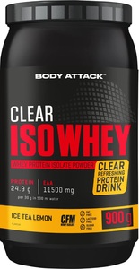 Body Attack, Body Attack Clear Iso Whey Ice Tea Lemon (900g)