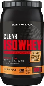 Body Attack, Clear Iso Whey - 900g - Ice Tea Peach