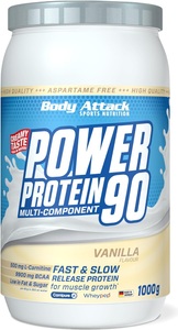Body Attack, Body Attack Power Protein 90 Vanilla (1000g)
