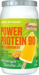 Body Attack, Body Attack Power Protein 90 Maracuja-Vanilla Ice (1000g)