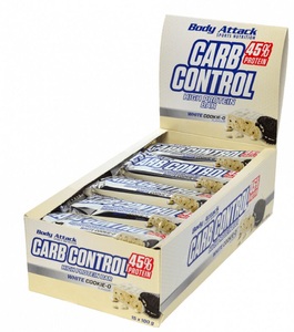 Body Attack, Carb Control - 15x100g - White Cookie-O, Body Attack Carb Control White Cookie-O (15x100g)