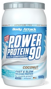 Body Attack, Body Attack Power Protein 90 Coconut (1000g), Body Attack Power Protein 90 Coconut (1000g)
