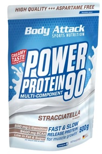 Body Attack, Body Attack Power Protein 90 Stracciatella (500g)