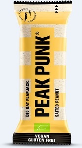 PEAK PUNK, Peak Punk Bio Oat Flapjack Riegel, PEAK PUNK Organic Oat Flapjack Salted Peanut (60g)