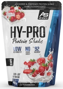 All Stars, All Stars Hy-Pro Protein Shake Strawberry (400g), All Stars Hy-Pro Protein Shake Strawberry (400g)