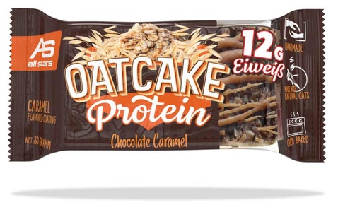 All Stars, All Stars Oatcake Protein Bar Chocolate Caramel (80g)