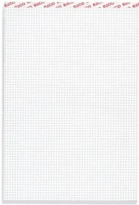 Elco, ELCO Notizblock kariert 4mm A5 73422.17 weiss, 70gm2 100 Blatt, Elco Notizblock kariert 4mm, A5, weiss, 70gm2, 73422.17, (100 Blatt)