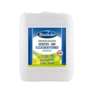 Bactador, Bactador Geruchs- & Fleckenentferner Konzentrat 10l, Bactador Geruchs- und Fleckenentfernerkonzentrat (10l)