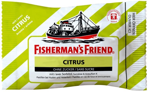 Fisherman's Friend, Fisherman's friend Citrus ohne Zucker (25g), 