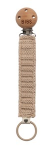 BIBS, BIBS® Schnullerkette geflochten Vanilla, Bibs Schnullerkette Gestrickte Vanille