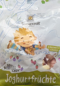 SONNENTOR KRAEUTERHANDELSGMBH, SonnentoR® BIO BENGELCHEN Joghurtfrüchte, Sonnentor Bengelchen Joghurtfrüchte Bio-Gummibonbons, mit Gelatine (100g)