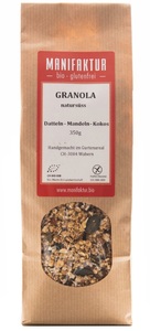 Manifaktur, Manifaktur Granola Datteln Mandeln & Kokos Bio (350 g), MANIFAKTUR Granola, Datteln mit Mandeln & Kokos (350g)
