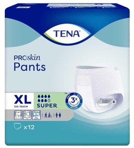 Essity Germany GmbH, TENA pants Super Gr. XL, Tena PROSKIN Pants Super XL (12 Stk)