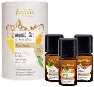 Farfalla, Farfalla - Aromaöl-set mit rezeptideen, Farfalla Aromaöl-Set mit Rezeptideen Set (3-teilig)