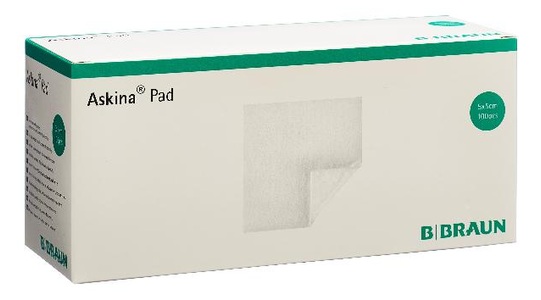 Askina, ASKINA Pad Vlieskompresse 5x5cm nicht-haftend (100 Stk), ASKINA Pad Vlieskompresse 5x5cm nicht-haftend (100 Stk)