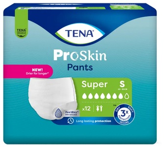 ESSITY, Tena Pants Super Gr. S, Tena PROSKIN Pants Super, Grösse S (12 Stk)