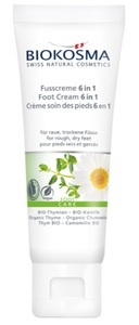 Biokosma, BIOKOSMA Fusscreme 6 in 1 Mini mit Bio-Thymian und Bio-Kamille (20ml), BIOKOSMA Fusscreme 6 in 1 Mini mit Bio-Thymian und Bio-Kamille (20ml)