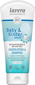Lavera, lavera Waschlotion & Shampoo Baby & Kinder neutral (200 ml), Lavera Baby & Kinder Waschlotion & Shampoo (200ml)