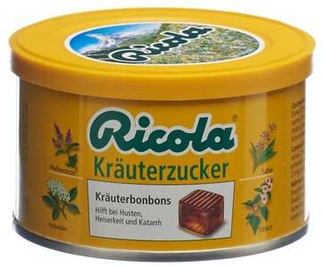 Ricola, Ricola Kräuterzucker Bonbons Dose (100g), Ricola Kräuterzucker Bonbons in der Dose (100g)