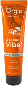 Orgie, Erotik-Gel ?Lube Tube Vibe! Sex on the Beach? mit Vibrations-Effekt