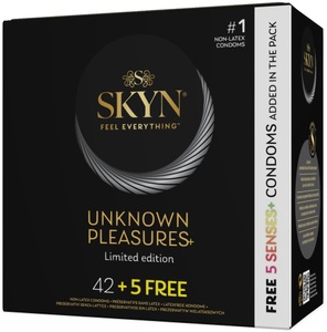 Skyn, Kondom-Mix ?Unknown Pleasures 42+5free?, latexfrei