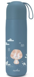 nuvita, nuvita Thermosflasche Baby 400ml, mit Trinkbecher blau (1 Stk)
