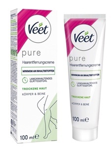 undefined, Veet Pure Enthaarungscreme trockene Haut 100 ml