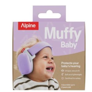 Alpine, Alpine Kapselgehörschutz MUFFY Baby 2.0, lila (1 Stk)