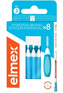 Elmex Interdentalbürsten blau, 0.6mm (8 Stk)
