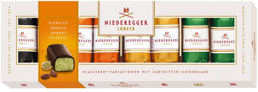 Niederegger Lübeck, Niederegger Lübeck Marzipan Klassiker-Variationen (100g)