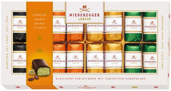 Niederegger Lübeck, Niederegger Lübeck Marzipan Klassiker-Variationen (200g)