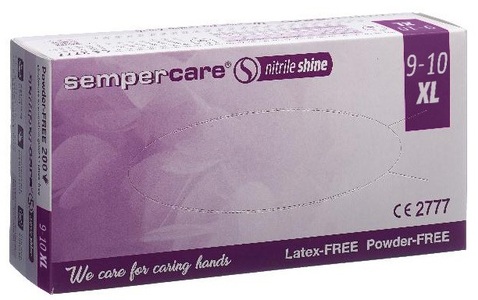 Sempercare, Sempercare Nitril Shine XL unsteril ungepudert (180 Stück), Sempercare Nitril Shine XL unsteril ungepudert (180 Stück)