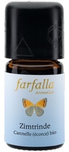 Farfalla, farfalla ätherisches Öl Zimtrinde bio 5 ml, Farfalla Ätherisches Öl Zimtrinde Bio (5ml)