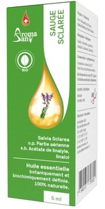 Aromasan, AromaSan Muskateller Salbei Bio Ätherisches Öl (5ml), Aromasan Ätherisches Öl aus Muskatellersalbei bio