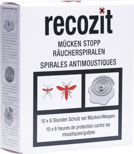 recozit, recozit Mücken Stopp Räucherspirale (5x2 Stück), Recozit Mücken Stopp Räucherspiralen (5x2 Stk)