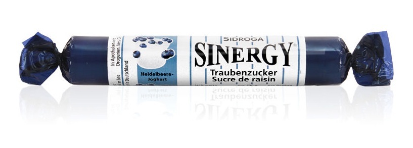 Sinergy, Sinergy Traubenzucker Heidelbeer Joghurt (10x40 g), 