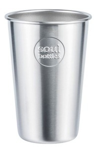 Soulbottles, Soulbottle Soulcup steel (500ml), Soulbottle Soulcup steel, 400ml (1 Stk)