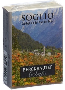 SOGLIO, SOGLIO Bergkräuter-Seife (95 g), Soglio Bergkräuter-Seife 95 g