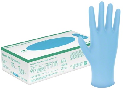 Vasco, Vasco Nitril Handschuhe Ocean-Blue S (150 Stk), 