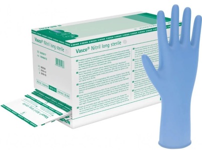 Vasco, Vasco Nitril Untersuchungs-Handschuhe S long steril ungepudert (50 Paar), 