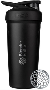 BlenderBottle Strada Thermo Edelstahl schwarz (710ml)