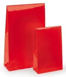 undefined, Lackpapier-Beutel mit Haftklebeverschluss (Rot), Lackpapier-Beutel mit Haftklebeverschluss, Rot (2 Stk)