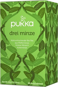 Pukka, Pukka Drei Minze Tee Bio (20 Stück), Pukka Drei Minze Tee Bio (20 Beutel)